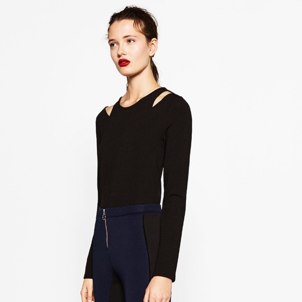 zara crop top